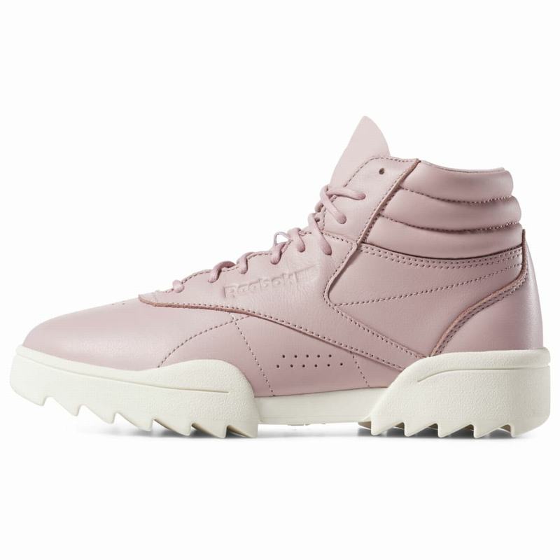 Reebok Freestyle Hi Nova Tenisky Damske - Ruzove/Biele KN9964GK